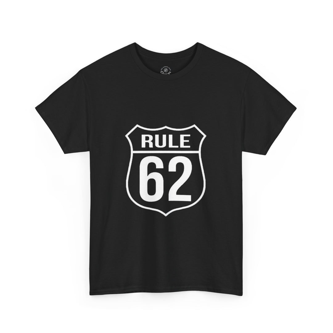 V10. Rule 62 T-shirt. Many Colors Available.