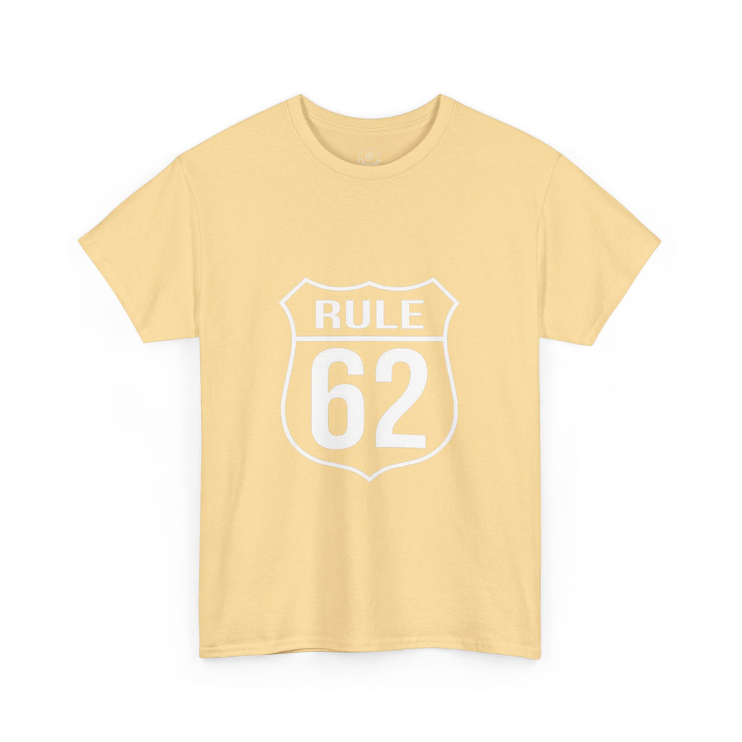 V10. Rule 62 T-shirt. Many Colors Available.
