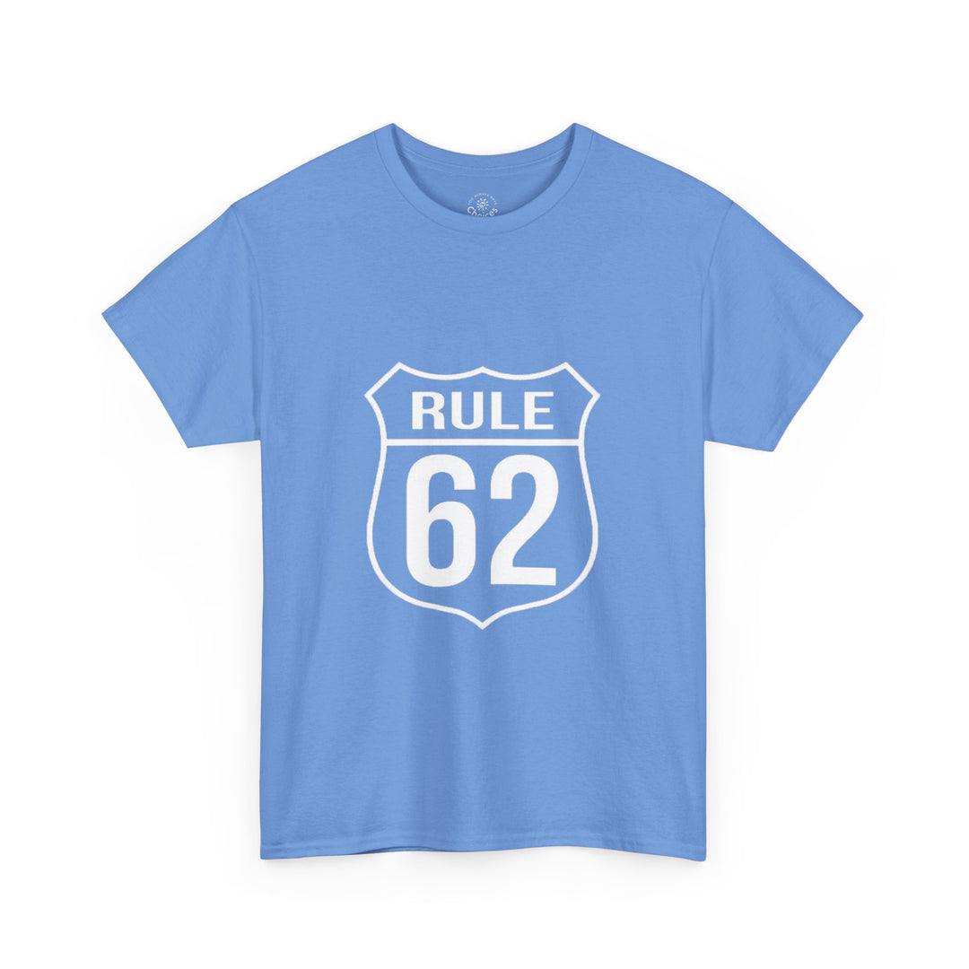 V10. Rule 62 T-shirt. Many Colors Available.