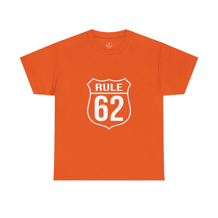 V10. Rule 62 T-shirt. Many Colors Available.