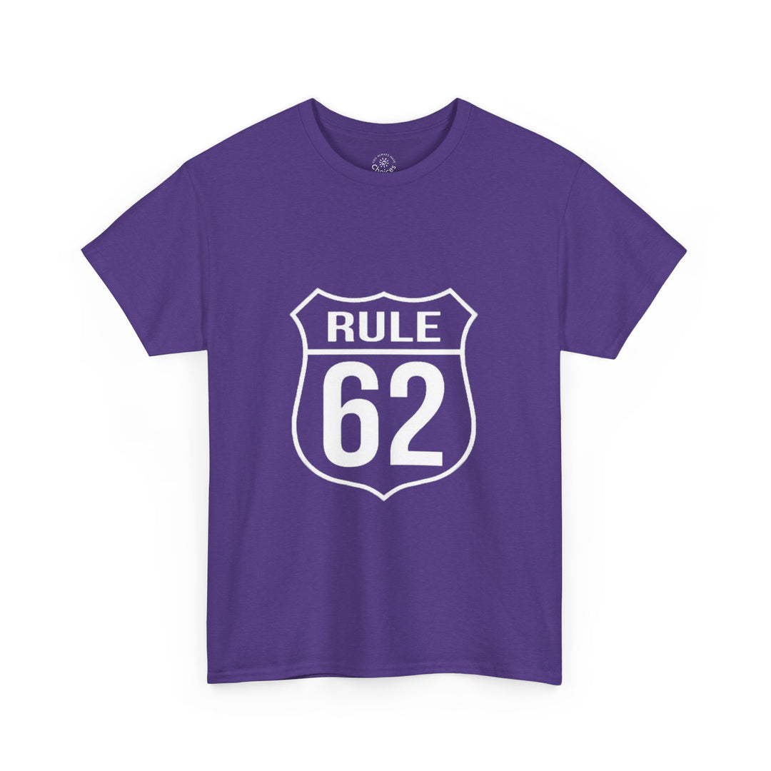 V10. Rule 62 T-shirt. Many Colors Available.