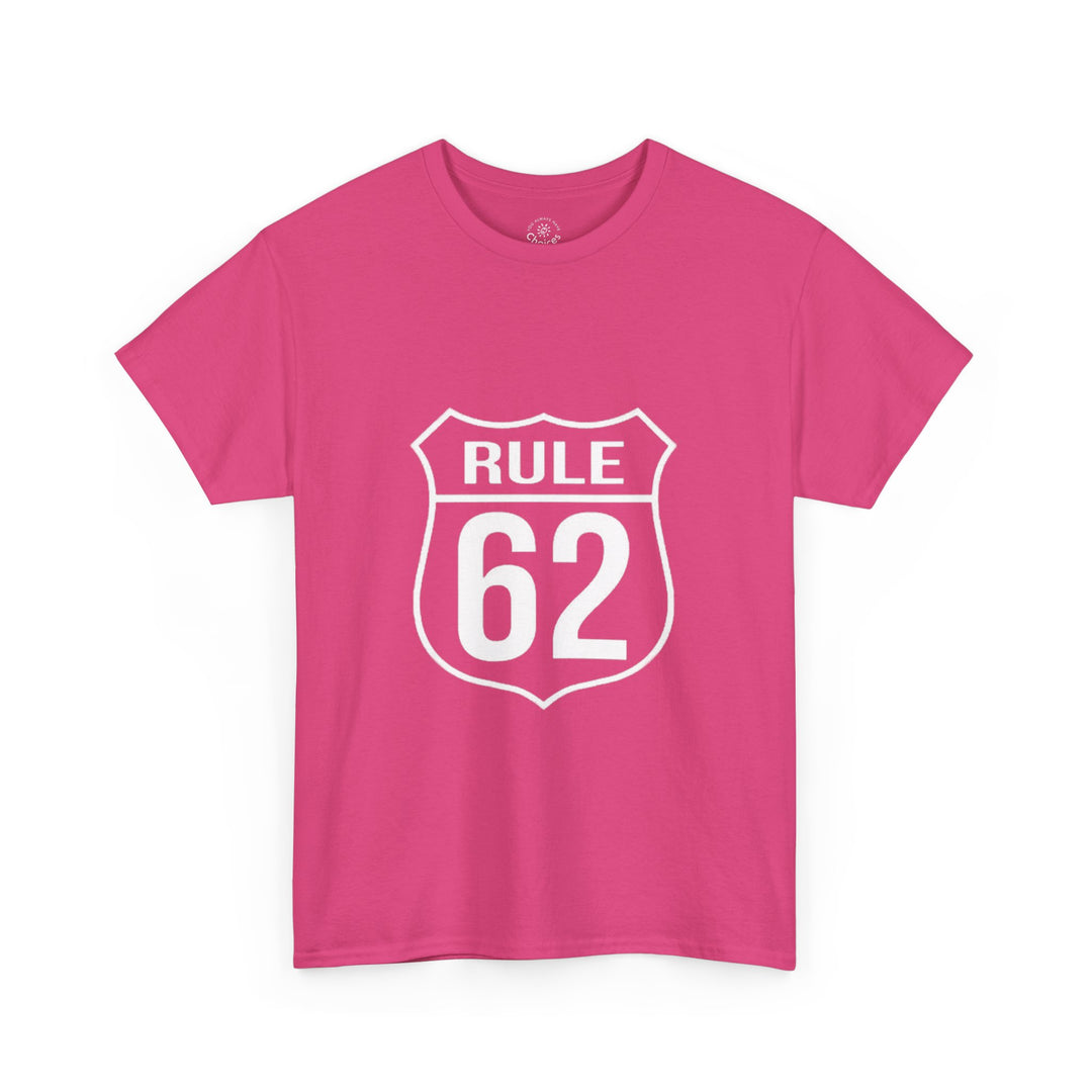V10. Rule 62 T-shirt. Many Colors Available.