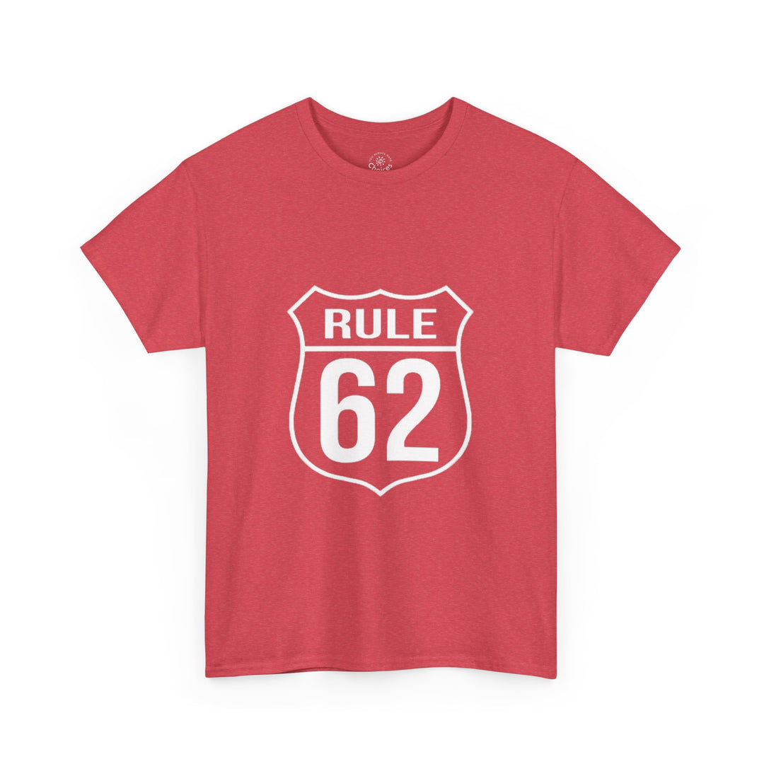 V10. Rule 62 T-shirt. Many Colors Available.