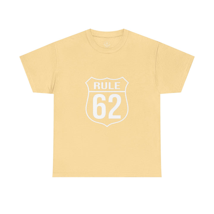 V10. Rule 62 T-shirt. Many Colors Available.
