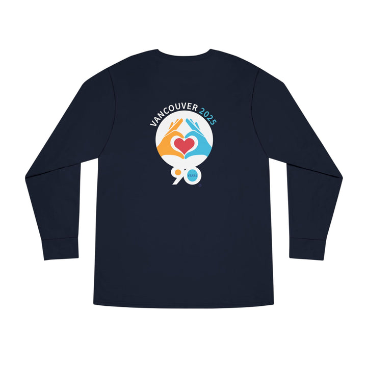 V11a. Vancouver 2025 Long Sleeve Tee. VC back.