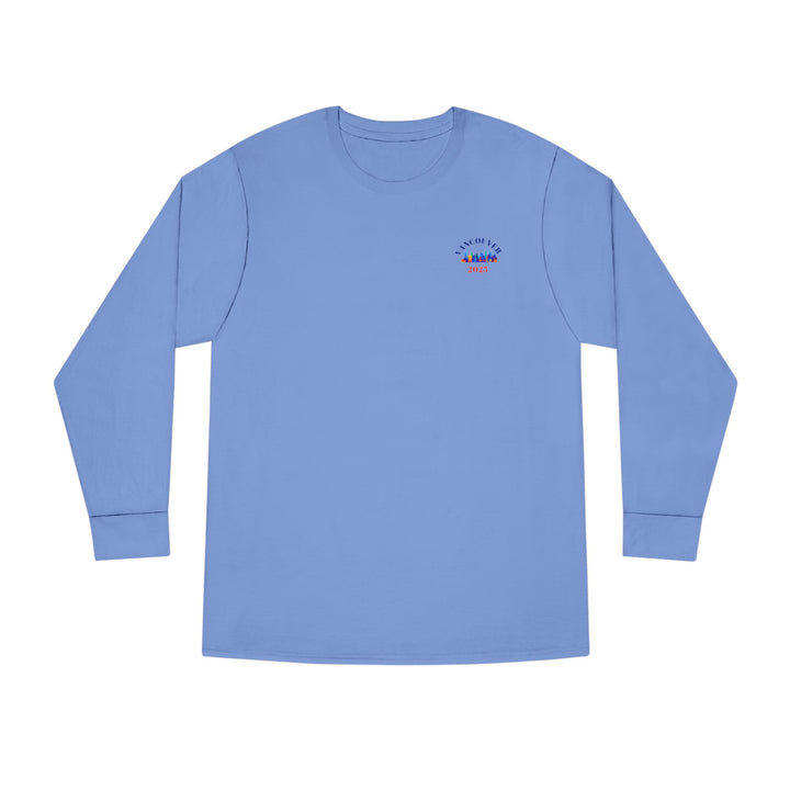 V13. Vancouver Long Shirt. Front/Back Printing. Many Colors Available.