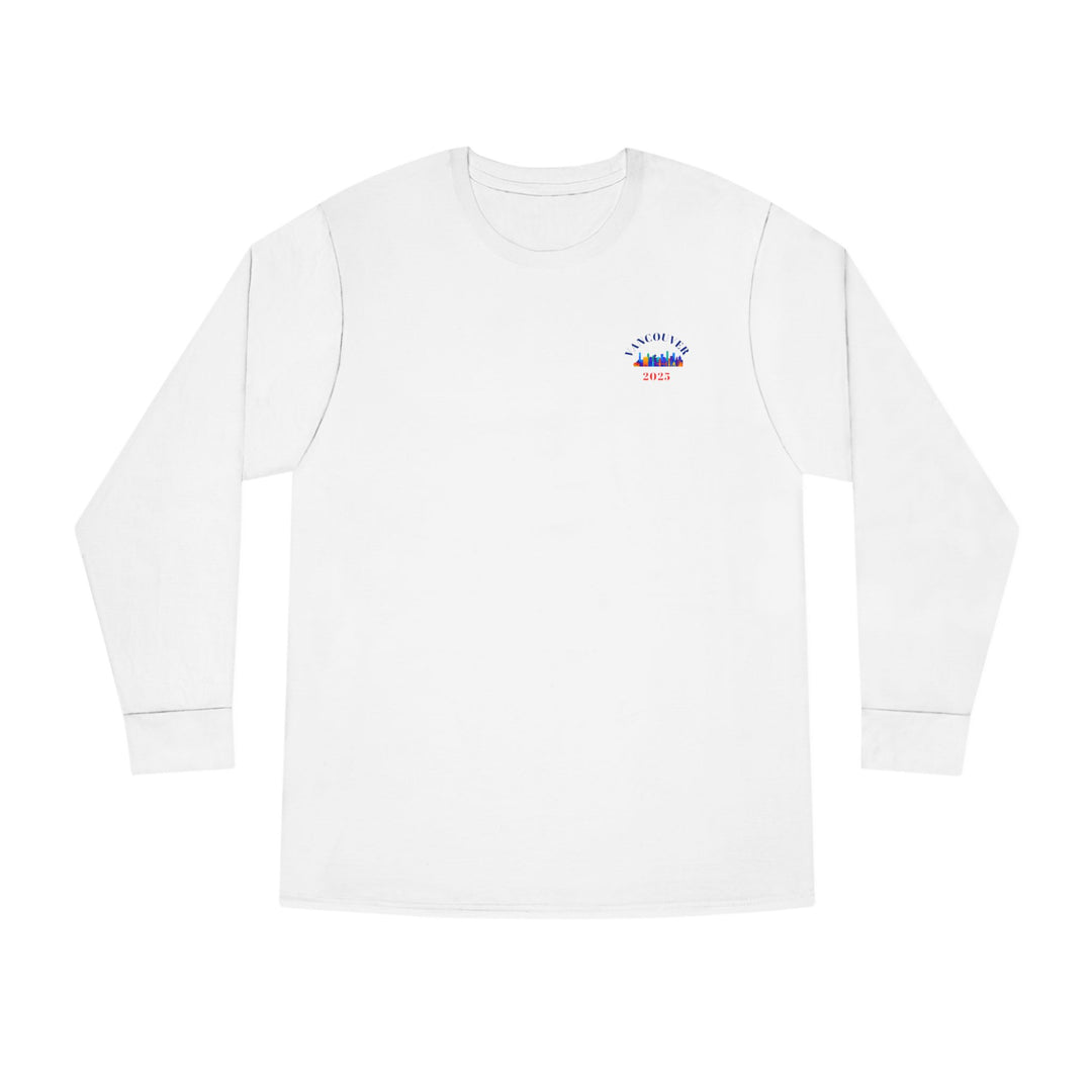 V13. Vancouver Long Shirt. Front/Back Printing. Many Colors Available.