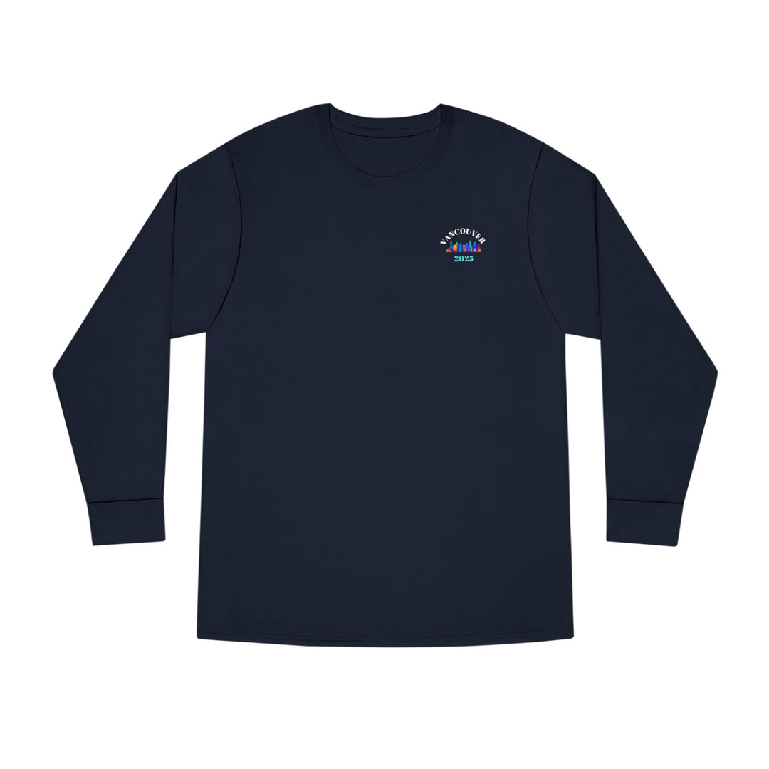 V13. Vancouver Long Shirt. Front/Back Printing. Many Colors Available.