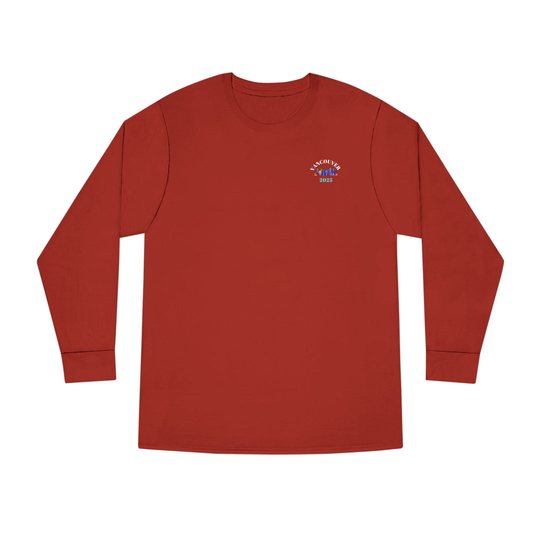 V13. Vancouver Long Shirt. Front/Back Printing. Many Colors Available.