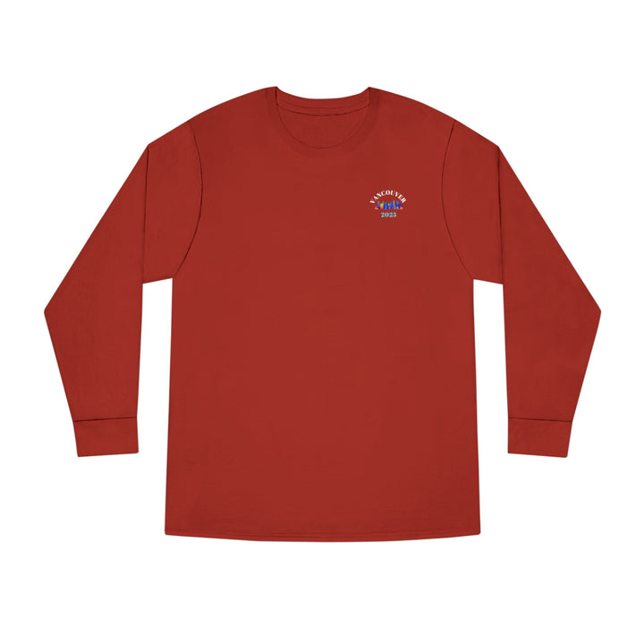 V13. Vancouver Long Shirt. Front/Back Printing. Many Colors Available.