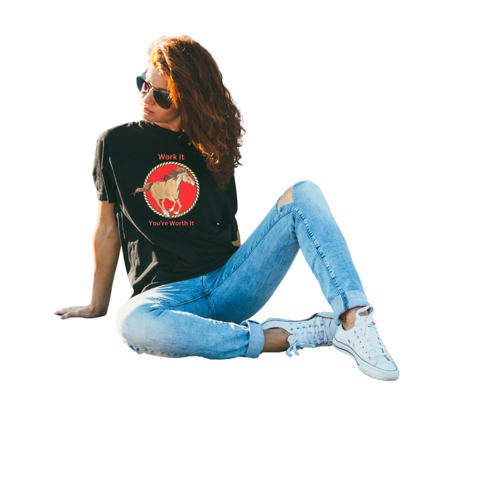 V19b. Work It.  T-shirt . Many Colors Available.