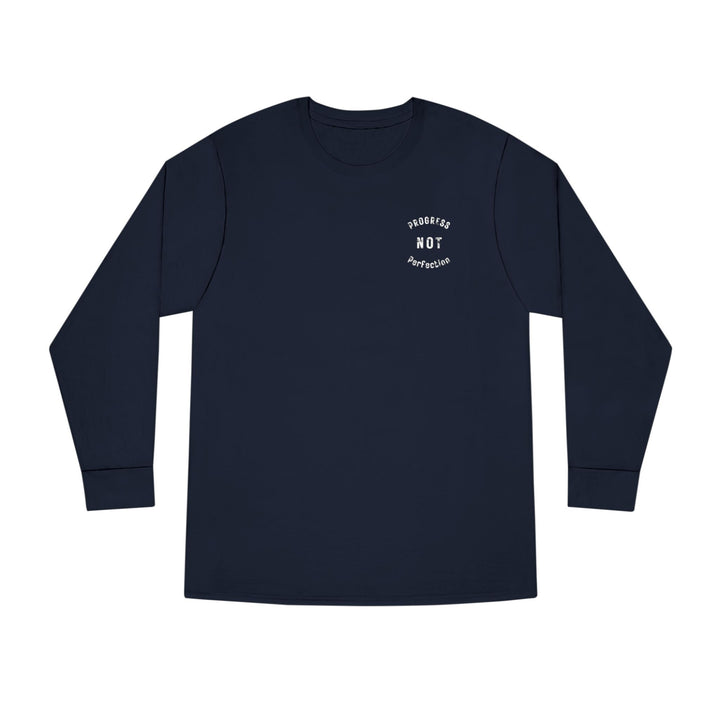 V20a. Progress not perfection Long Shirt. Many Colors Available.