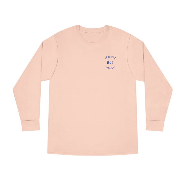 V20a. Progress not perfection Long Shirt. Many Colors Available.