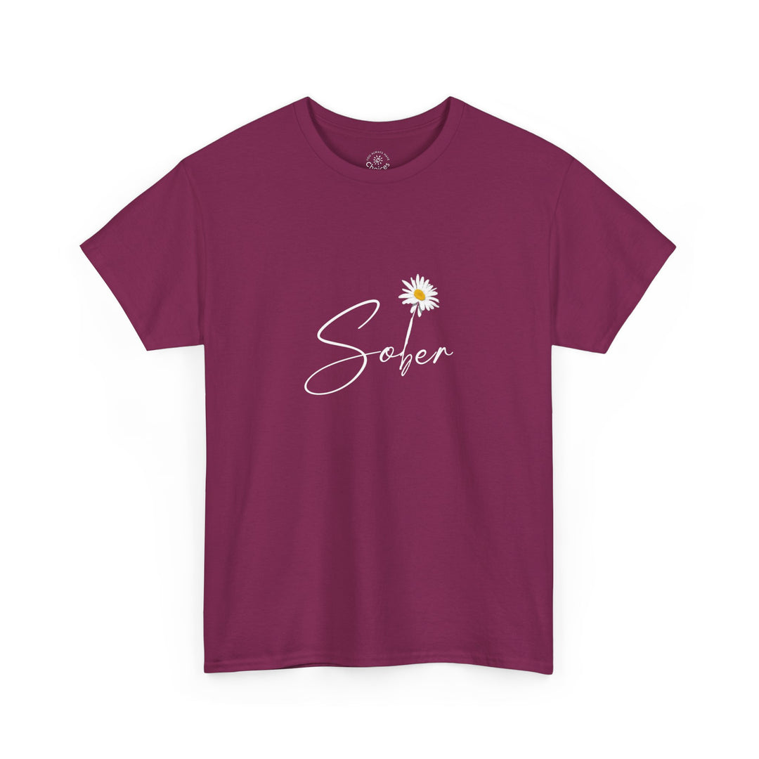 V20b. Sober T-shirt . Many Colors Available.