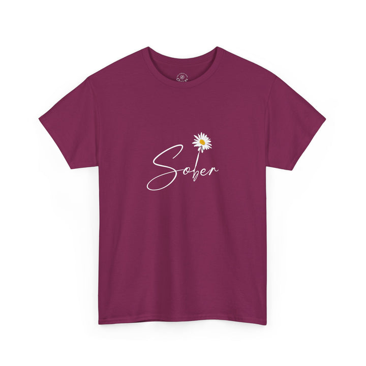 V20b. Sober T-shirt . Many Colors Available.