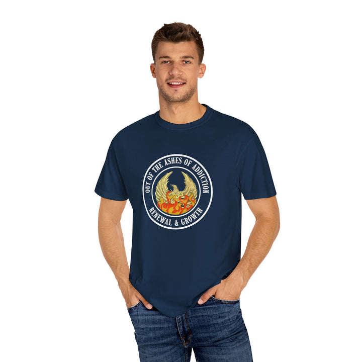V21a. Out of Ashes, Tshirt. Many Colors. Unisex.