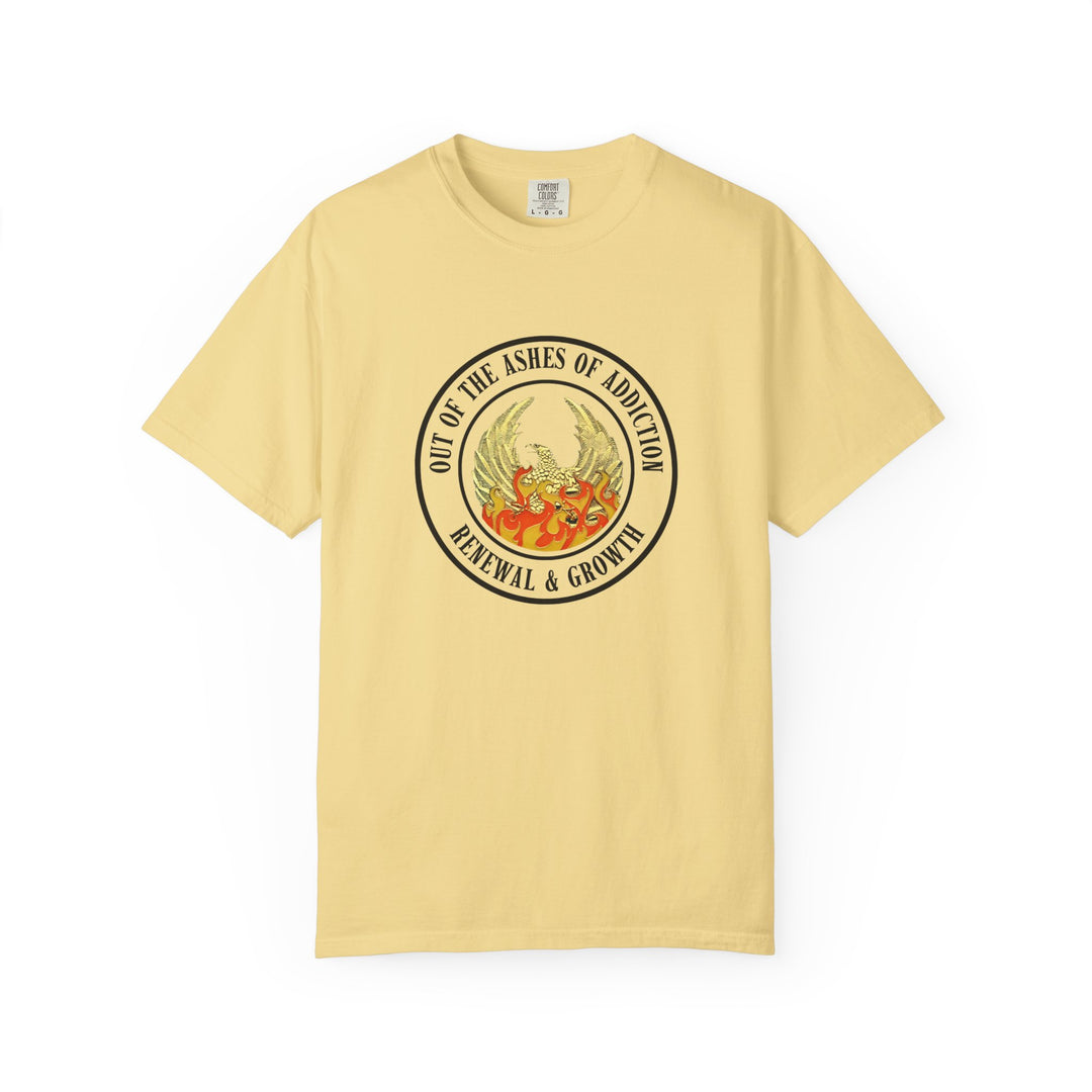 V21a. Out of Ashes, Tshirt. Many Colors. Unisex.