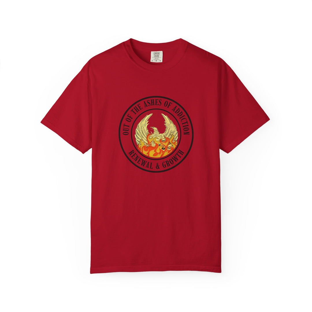 V21a. Out of Ashes, Tshirt. Many Colors. Unisex.