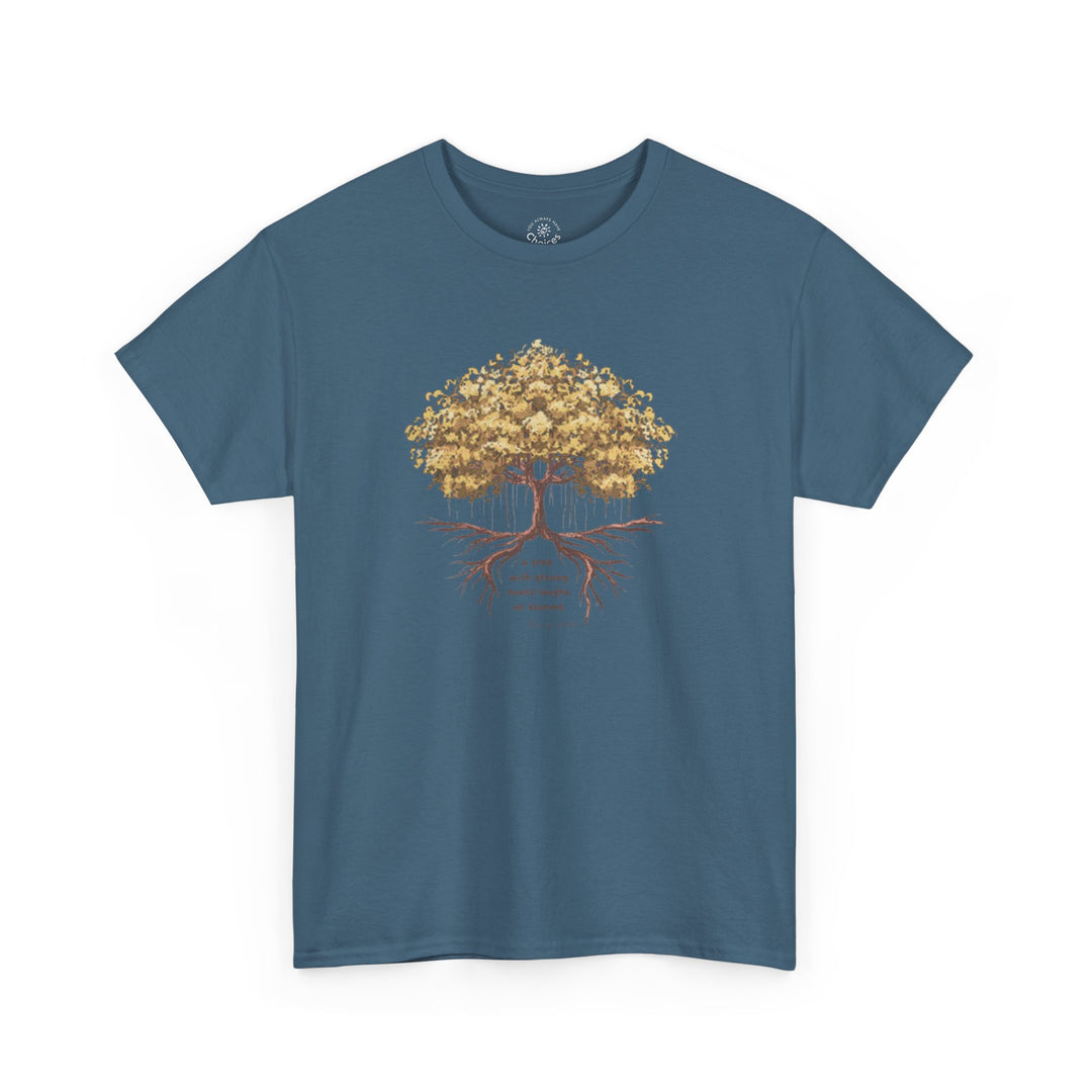 V22. Tree with Strong Roots TShirt (Unisex) - Many Colors Available