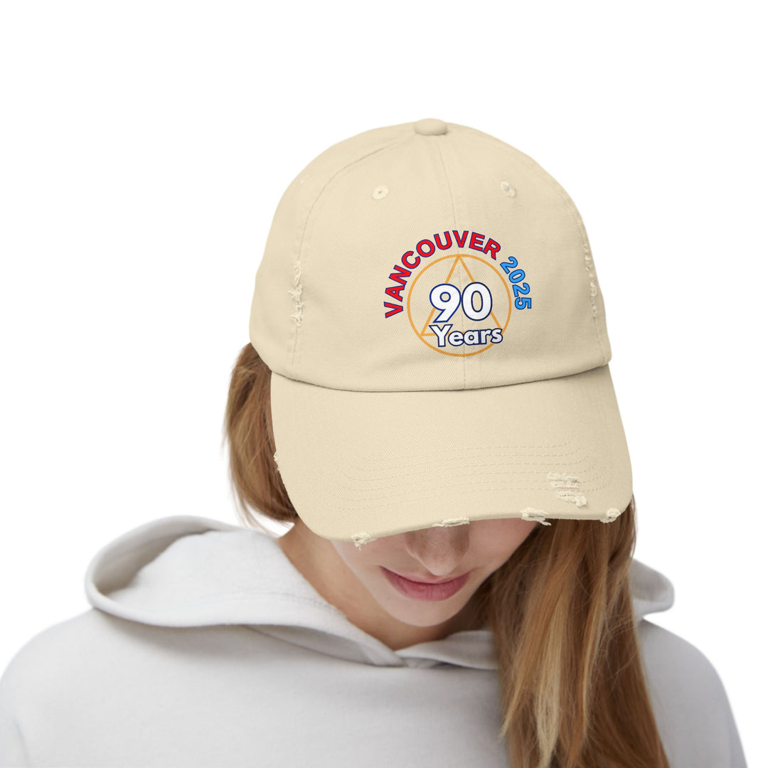 V31. Vancouver 90 Distressed Cap, Multi Colors