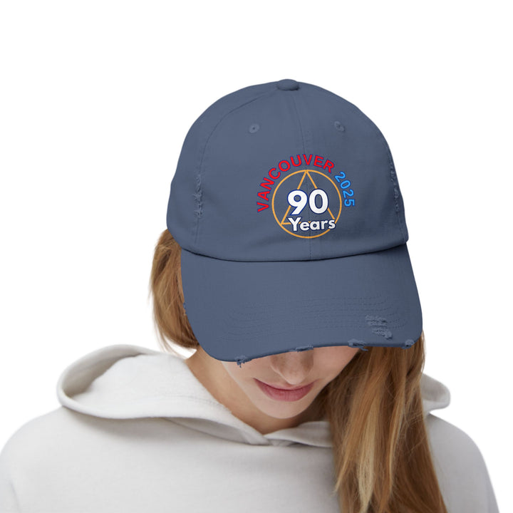 V31. Vancouver 90 Distressed Cap, Multi Colors