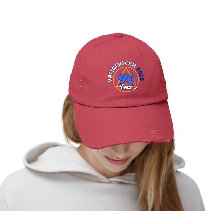 V31. Vancouver 90 Distressed Cap, Multi Colors