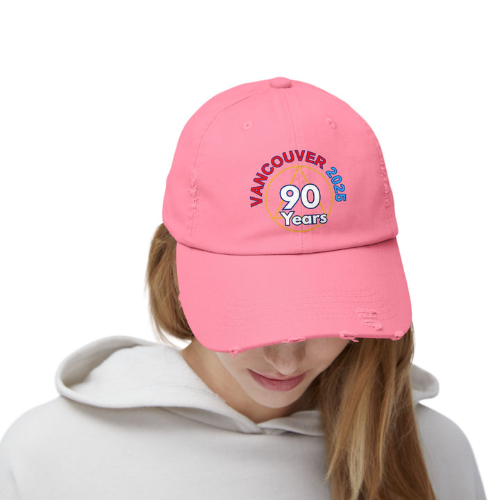 V31. Vancouver 90 Distressed Cap, Multi Colors