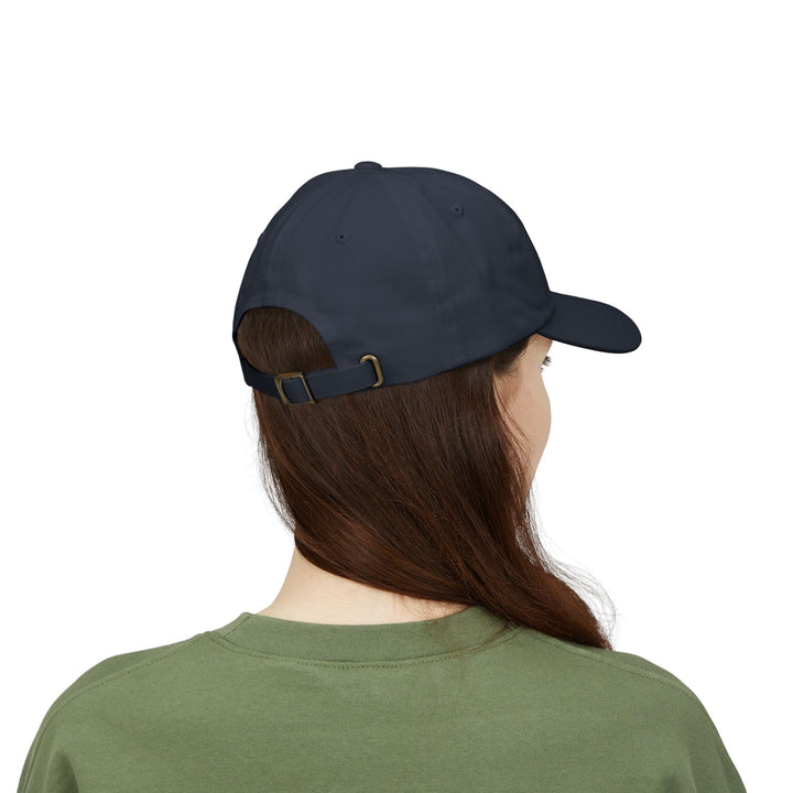 V33. Detroit Hat, Embroidered, Navy.