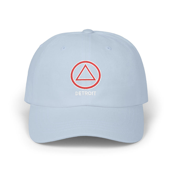 V33. Detroit Hat, Embroidered, Navy.