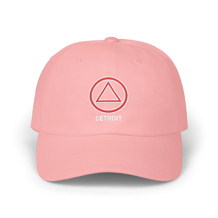 V33. Detroit Hat, Embroidered, Navy.