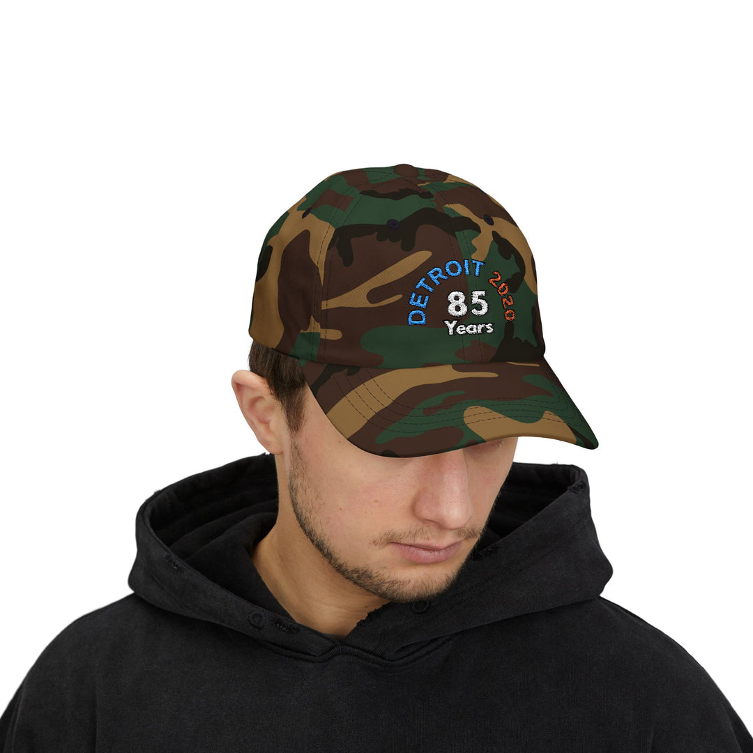 V34. Detroit Hat, Embroidered, Multiple Colors.