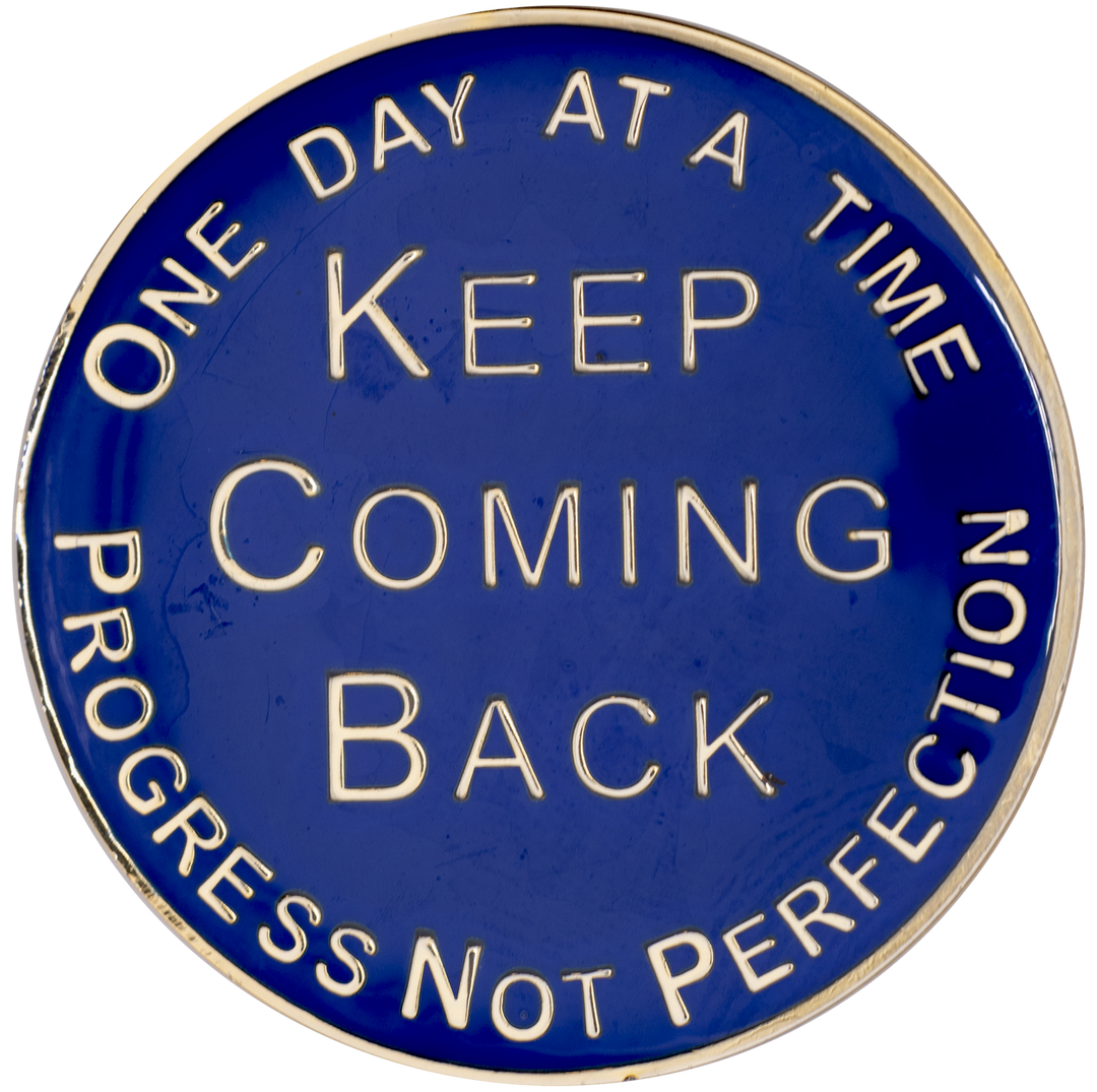 Walk In Walk Out Cat, Print Version Coin - Recovery Medallion from Choices Books & Gifts