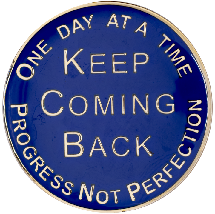 Walk In Walk Out Cat, Print Version Coin - Recovery Medallion from Choices Books & Gifts