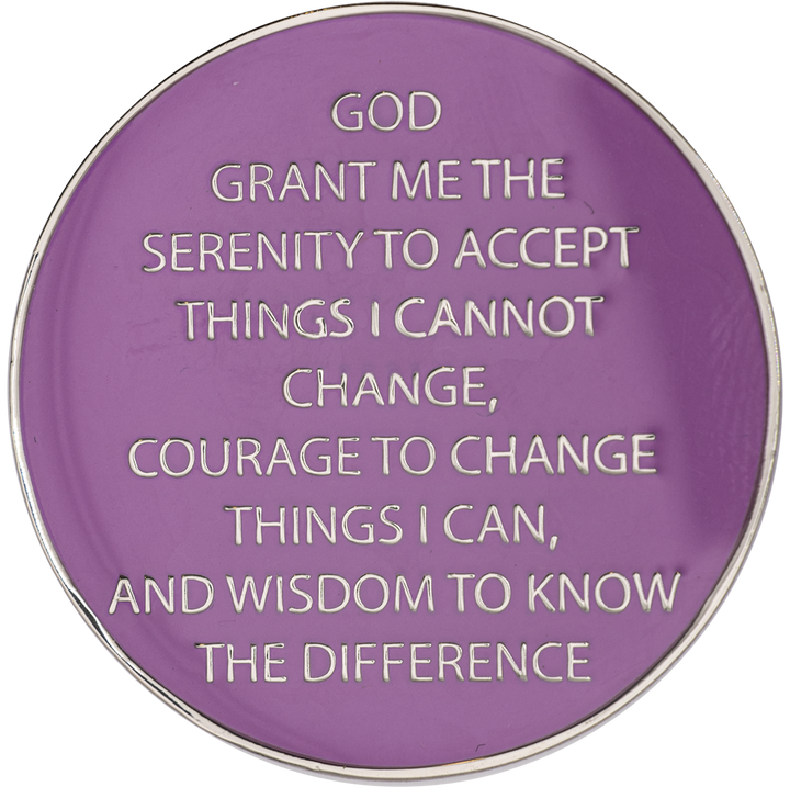 Women in Recovery Coin - Purple - Recovery Medallion from Choices Books & Gifts