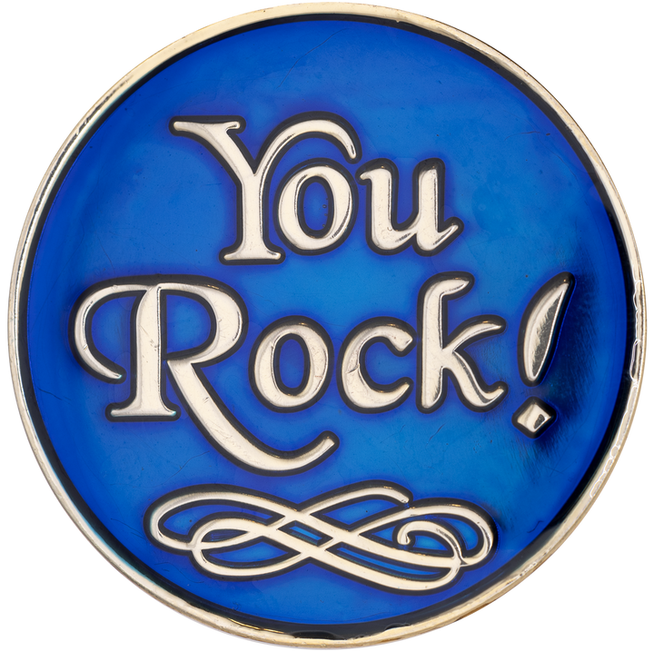 You Rock Medallion - Recovery Medallion from Choices Books & Gifts