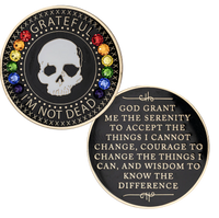 Z02.  Grateful Not Dead Coin w Rainbow
