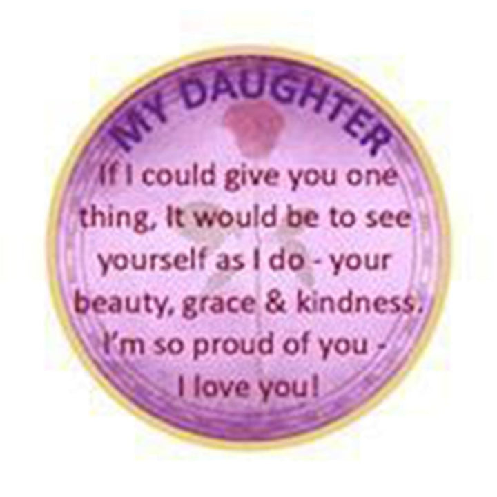 #Z15. My Daughter Recovery Medallion. - Premium Medallions from Choices - Just $13.95! Shop now at Choices Books & Gifts