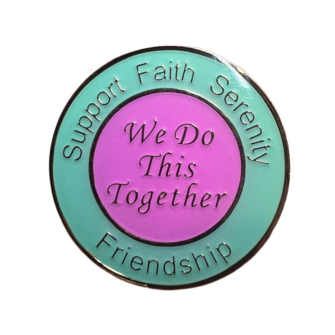 Z16.  Sponsee Heart Recovery Coin.  New