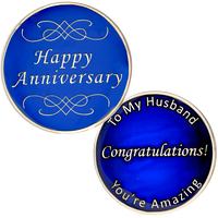 Z24.  Husband Coin Purple or Blue