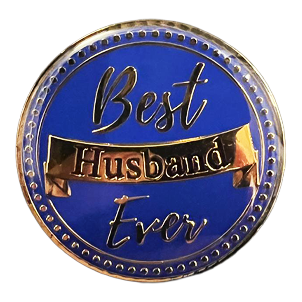 Z24a.  Best Husband ever Coin