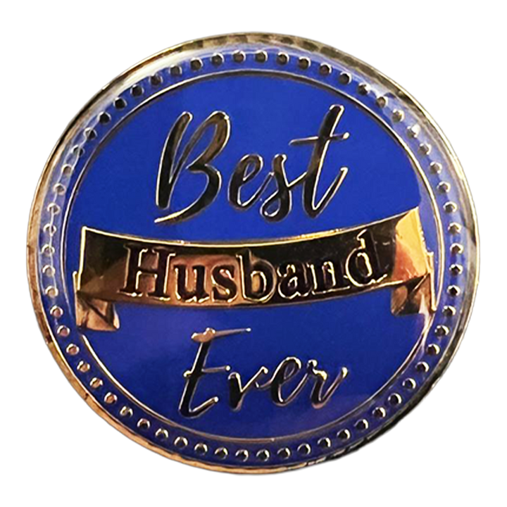 Z24a.  Best Husband ever Coin