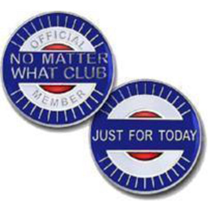 #Z25. No Matter What Club NA Medallion - Premium Medallions from Choices - Just $13.95! Shop now at Choices Books & Gifts