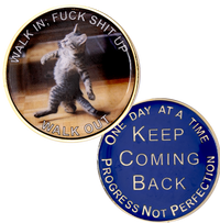 Z33.  Walk In Walk Out Cat, Print Version