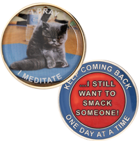 Z35.  Yoga Cat Medallion