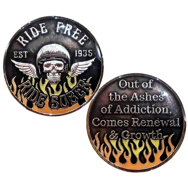 #Z36a1. Ride Free Flame AA Coin