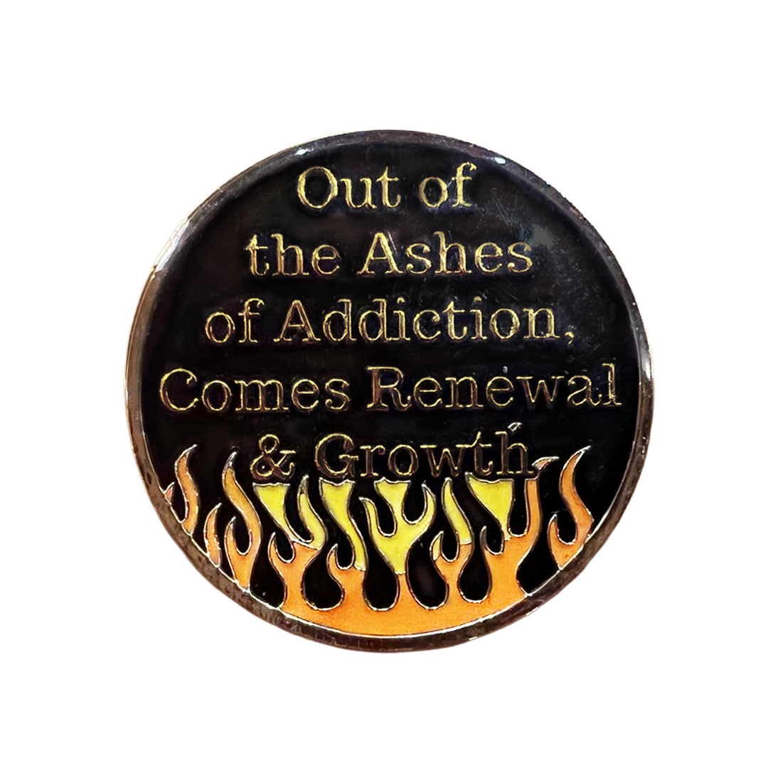 Z38.  Ride Free Flame AA Coin