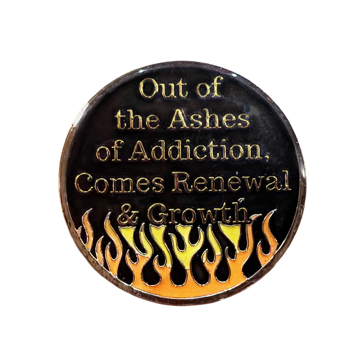 Z38.  Ride Free Flame AA Coin