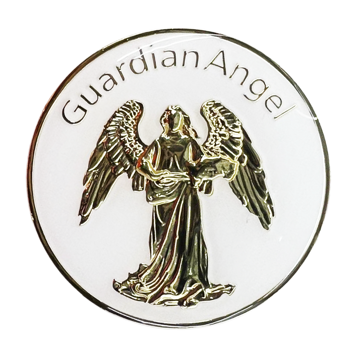 Z46.  Guardian  Angel White Coin