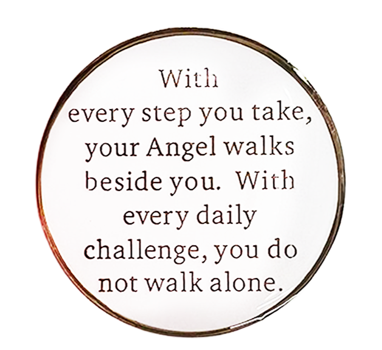 Z46.  Guardian  Angel White Coin