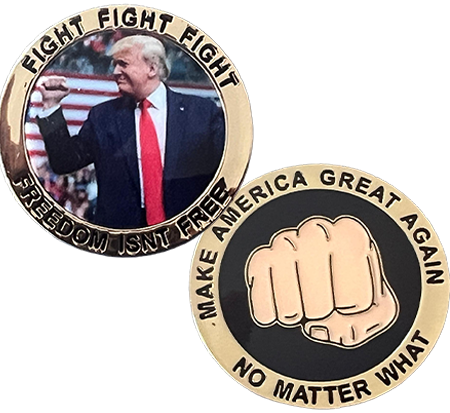 Z49.  Trump Coin, Fight Fight Fight